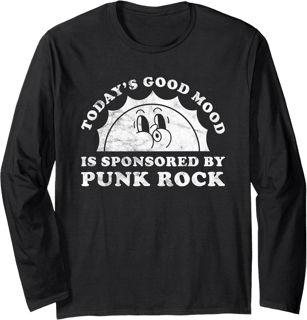 Funny Cute Retro Vintage Punk Rock Long Sleeve T-Shirt