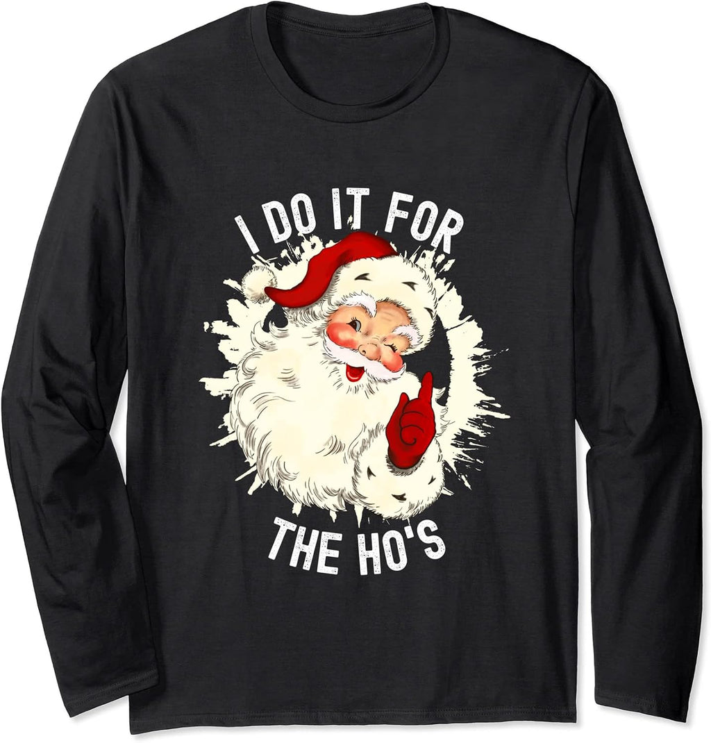 Funny I Do It For the Ho's Vintage Christmas Merch