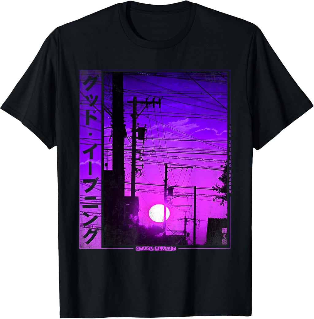 Japan Retro Vibes Vaporwave in Retro Lofi Tokyo Streetwear T-Shirt
