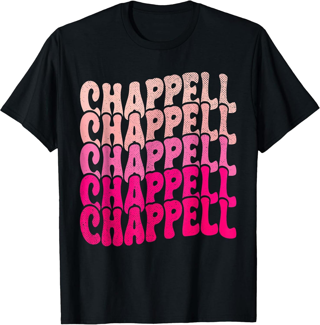 Funny Personalized Chappell Groovy Vintage Apparel