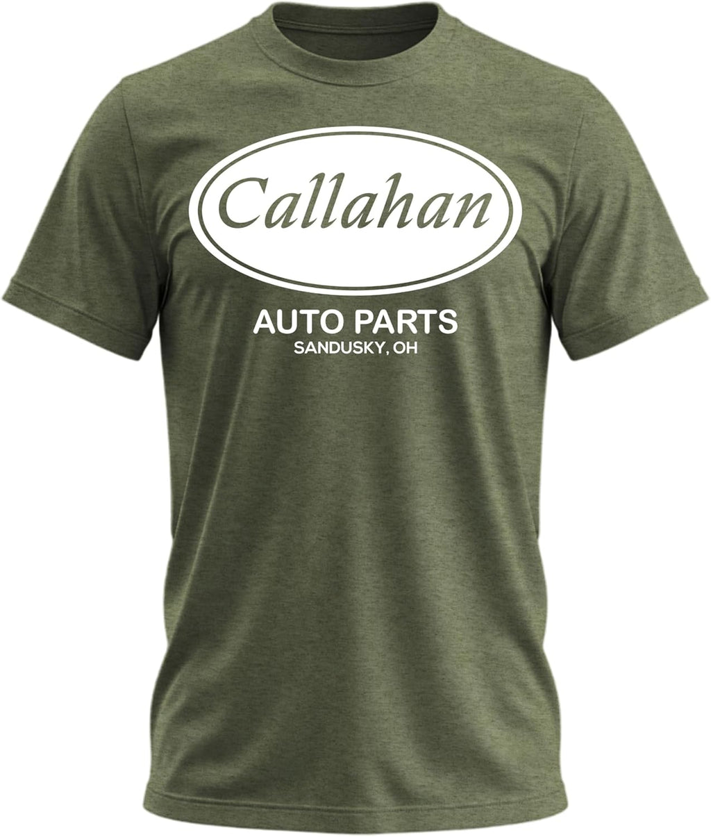 Callahan Auto Parts T-Shirt Funny 80s Vintage Automotive Movie Quotes T Shirts Cult Classic Shirt for Men