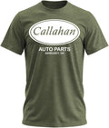 Callahan Auto Parts T-Shirt Funny 80s Vintage Automotive Movie Quotes T Shirts Cult Classic Shirt for Men