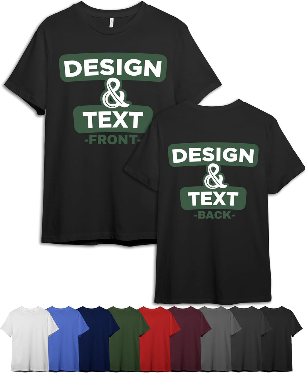 Bella Canvas Unisex Triblend T-Shirts - Custom Shirts Design Your Own Photo & Text, Name - Personalized Tee for Men & Women