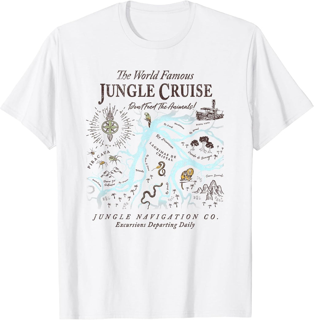 Jungle Cruise World Famous Excursions Departing Daily Short Sleeve T-Shirt