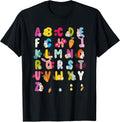 Easter Alphabet Easter Egg Easter Bunny 2025 Kids T-Shirt