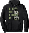 Yoda Real The Struggle Is Graphic Hoodie Pullover Hoodie