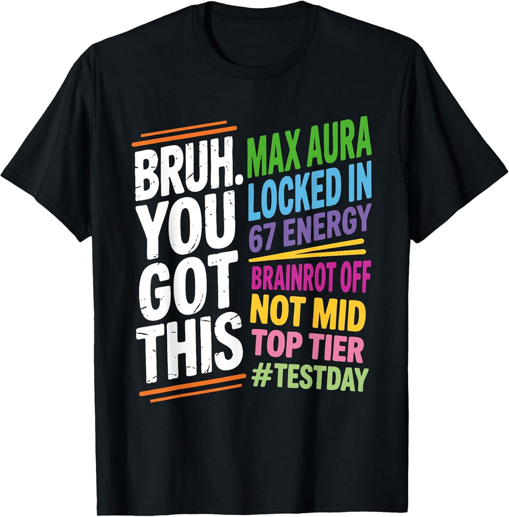 Bruh You Got This Test Day 67 Meme Funny