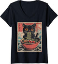 Anime Shirt For Men Women Kids Cat Ramen Noodles
