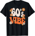 60s Vibe Costume 60s Party Outfit Groovy Hippie Peace Retro T-Shirt