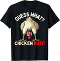 Funny Chicken Graphic Tee Men Women Kids Chicken Butt T-Shirt