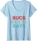Bucs Bolts Rays Shirt Retro Vintage Apparel