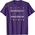 17-IN-1 UNIVERSAL HOLIDAY Pixel Art T-Shirt