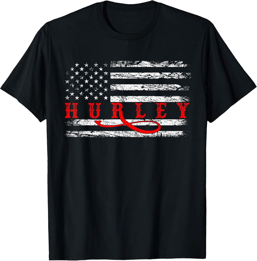 Retro Hurley Home State Cool 70s 80s Style T-Shirt