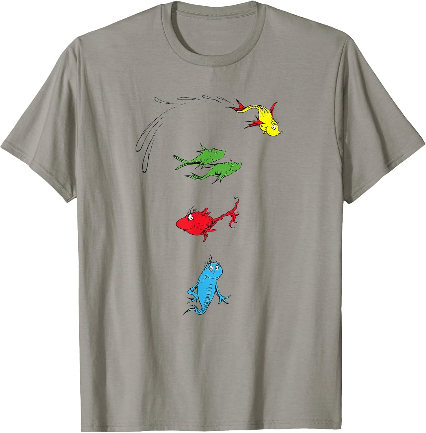 One Fish Two Fish Red Fish Blue Fish T-Shirt