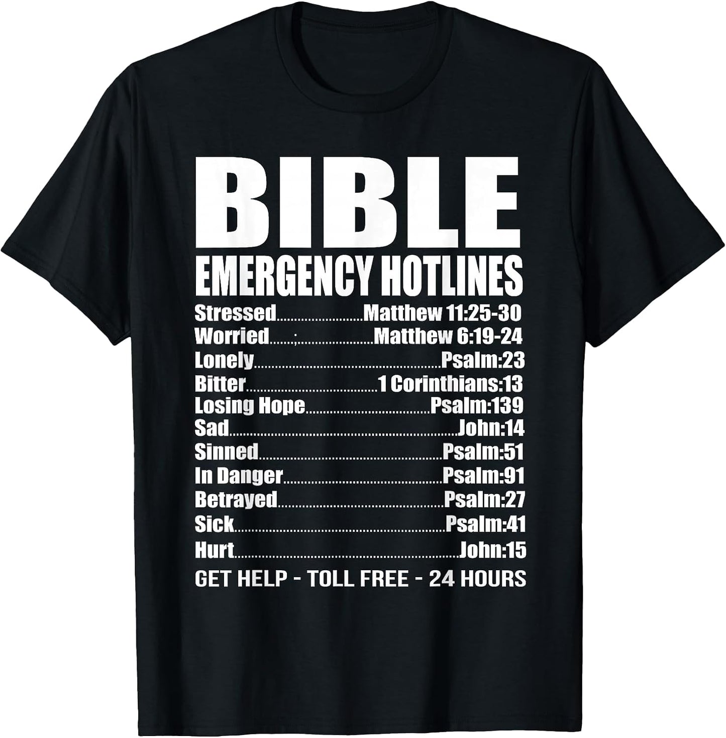 Positive Inspirational Christian Verse Quote Tees