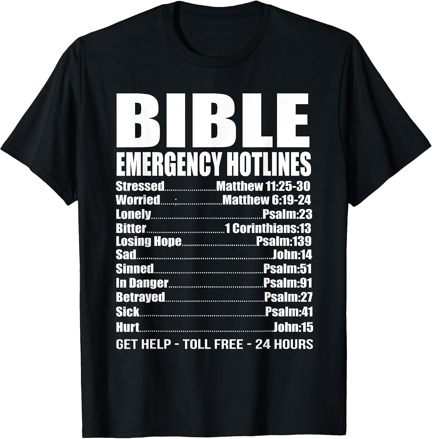 Positive Inspirational Christian Verse Quote Tees