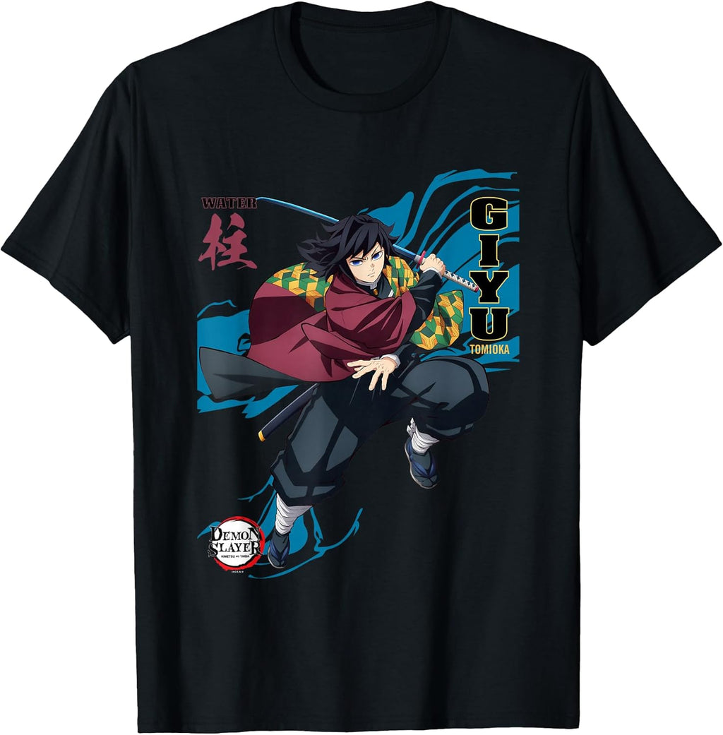 Infinity Castle Giyu Tomioka Water Art T-Shirt