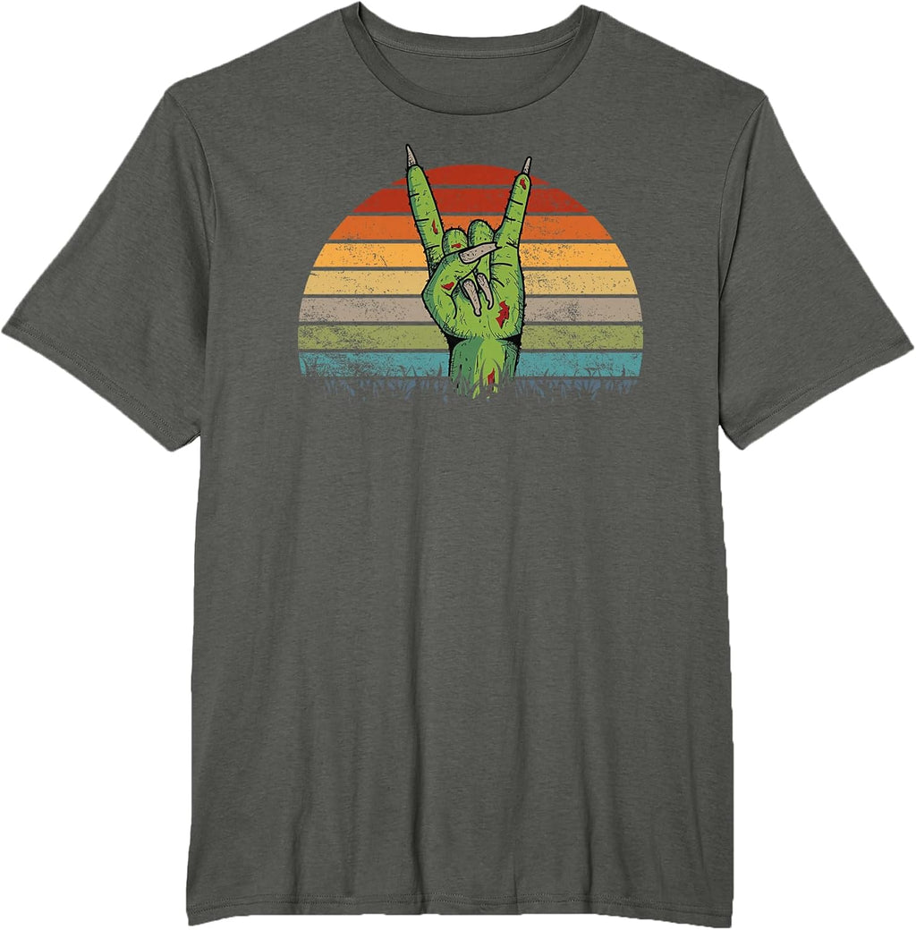 Zombies Rock Retro Gaming Horror Apparel & Merch