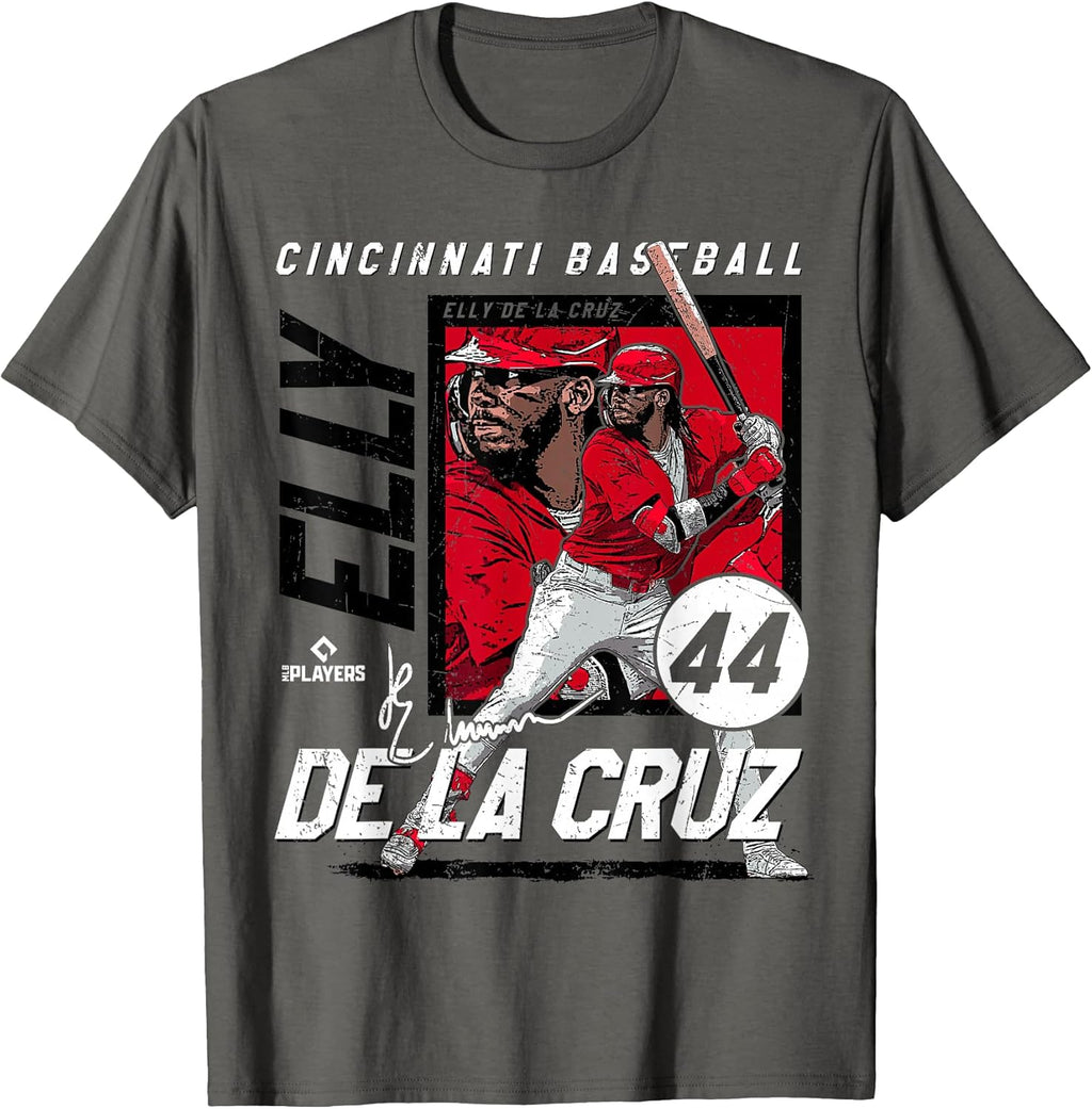 Elly De La Cruz | Cincinnati Baseball Players | MLBELY203M T-Shirt
