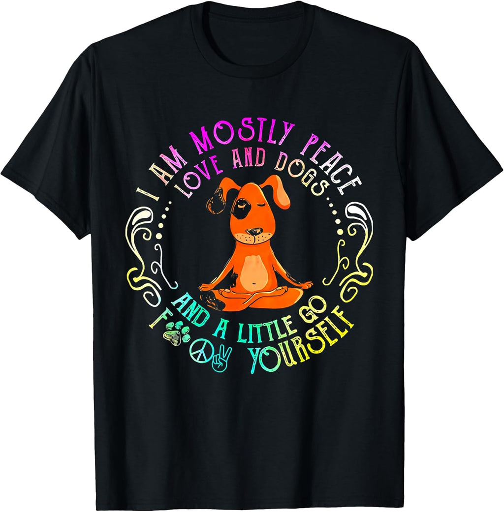 Love Hippie Yoga And Dogs Gift Ideas
