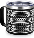 Hidden Message Coffee Mug - 14oz Insulated 18/8 Stainless Steel Novelty Cup - Fun Mug Reveals a Funny Sarcastic Saying, Christmas Birthday Gift for Men, Women, Friends & Family