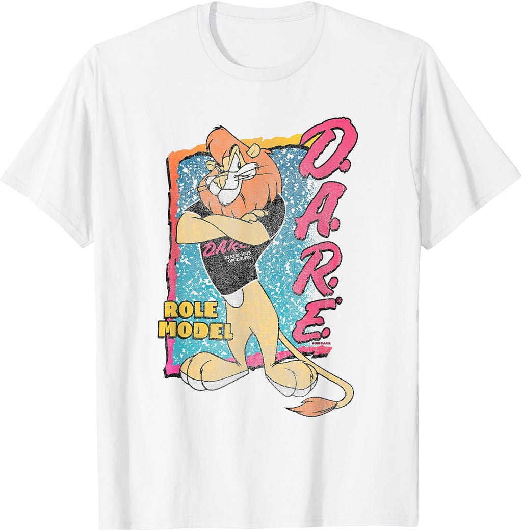 Program 90's Style Daren The Lion Role Model PSA T-Shirt