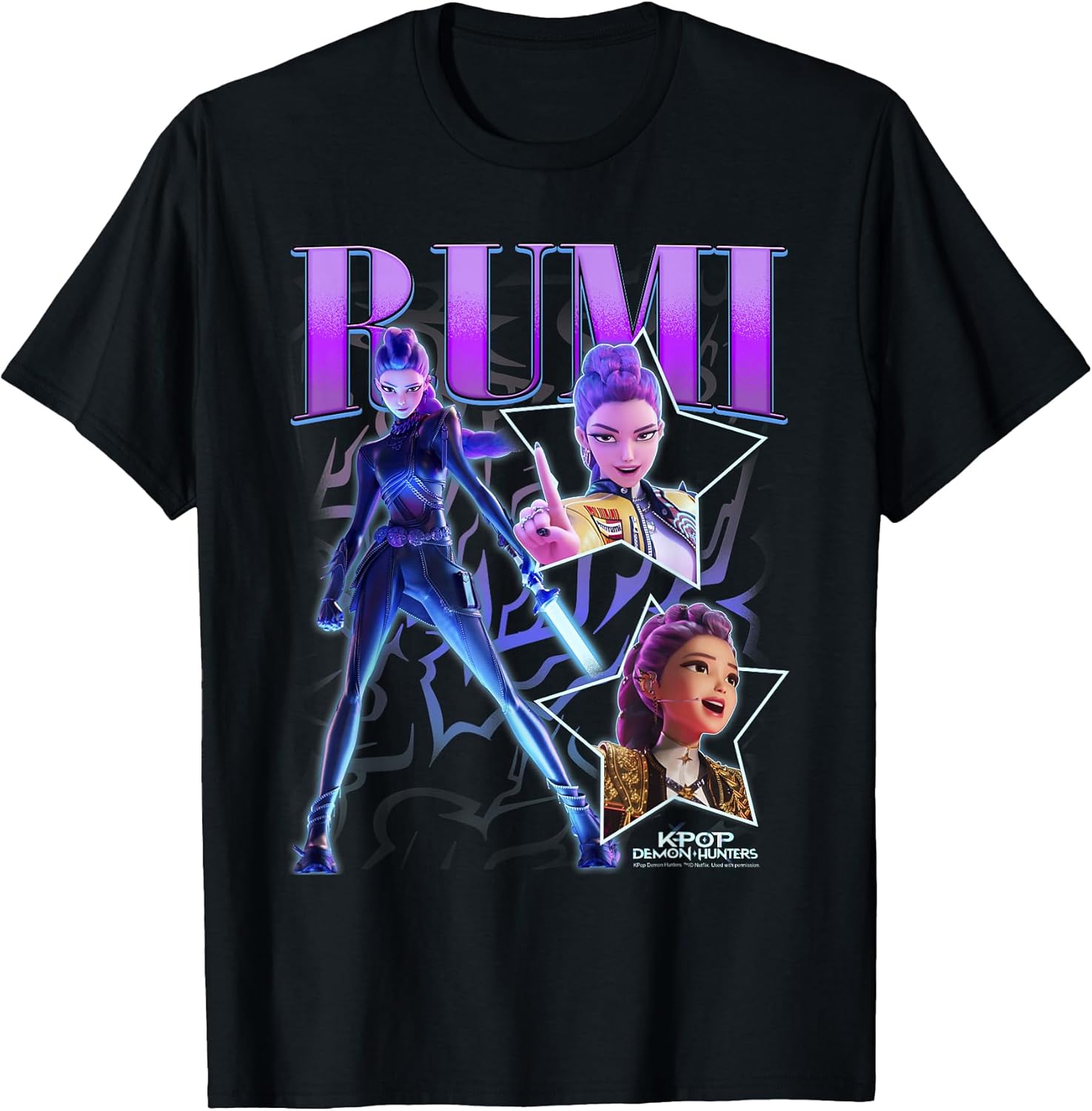 Rumi Showcase Y2K Style Poster T-Shirt