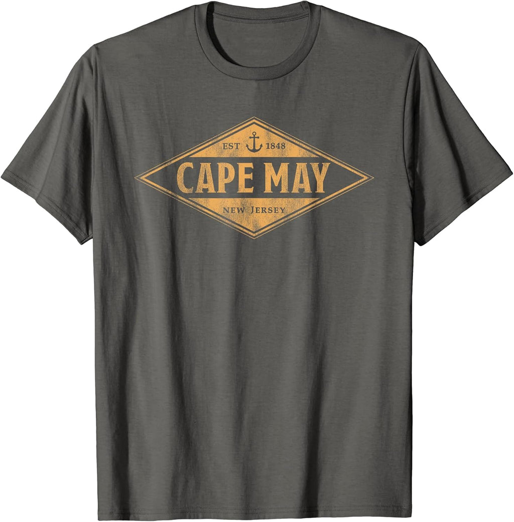 Retro Cape May New Jersey Travel Souvenir Shirts