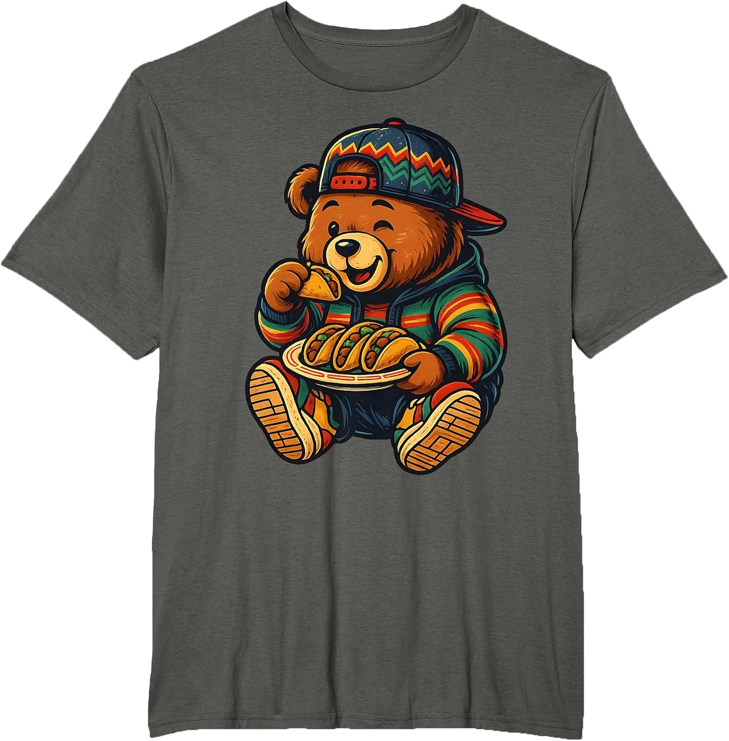 Hip Hop Teddy Bear Mexican Street Food Designs