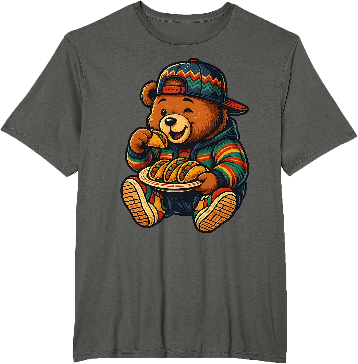 Hip Hop Teddy Bear Mexican Street Food Designs