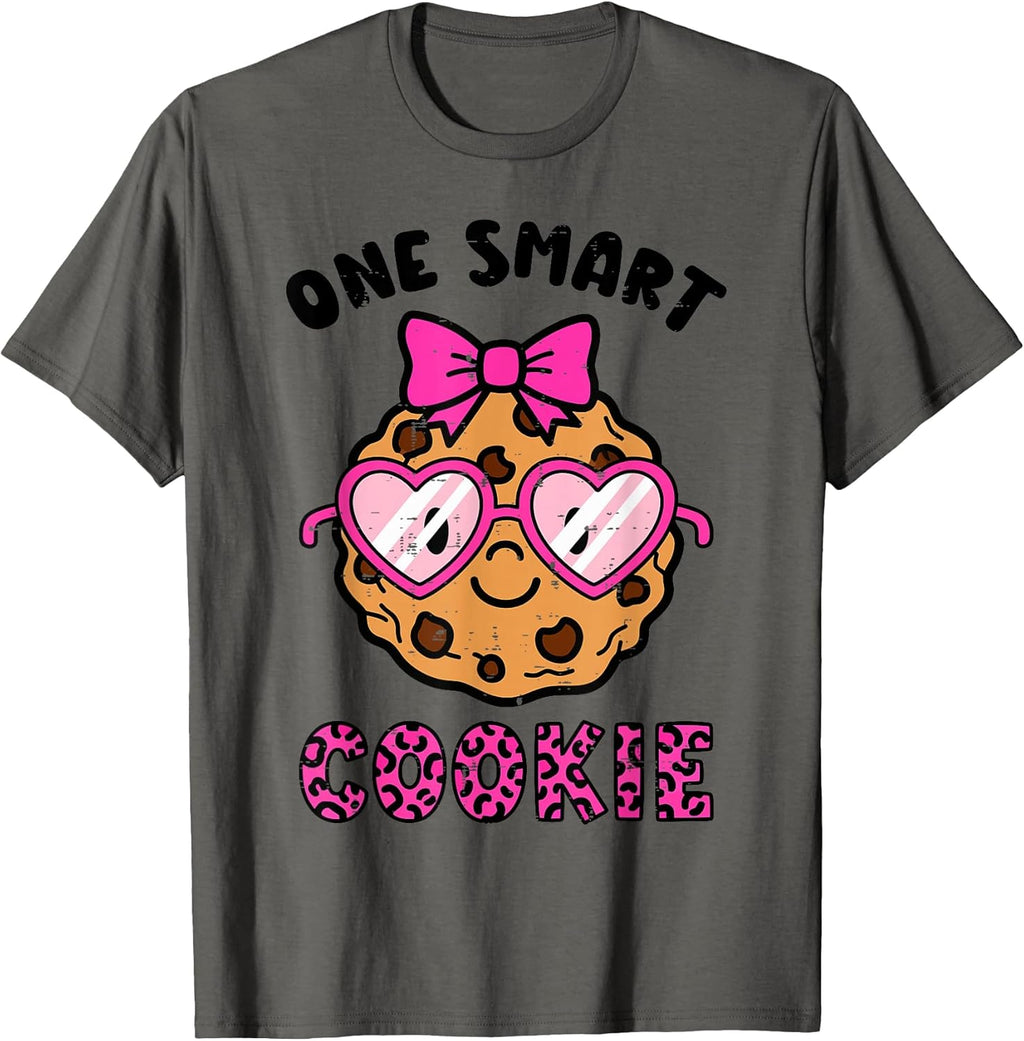 One Smart Cookies Funny School Cute Kawaii Kids Girls T-Shirt