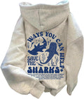 Women's Whale Shark Hoodie Graphic Oversized Ocean Beach Hoodie Sweatshirt Pullover