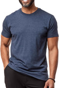 Men's Crew Neck T-Shirts – Short Sleeve, Fitted Style, Soft Cotton-Poly Blend, Tag-Free Comfort