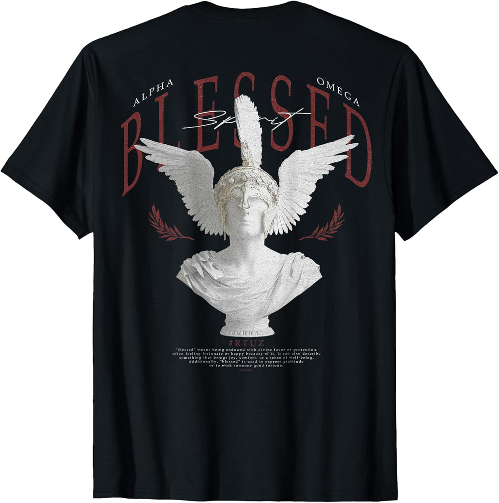 Hip Hop Urban Y2K Retro Vintage Edgy Back Print Streetwear T-Shirt