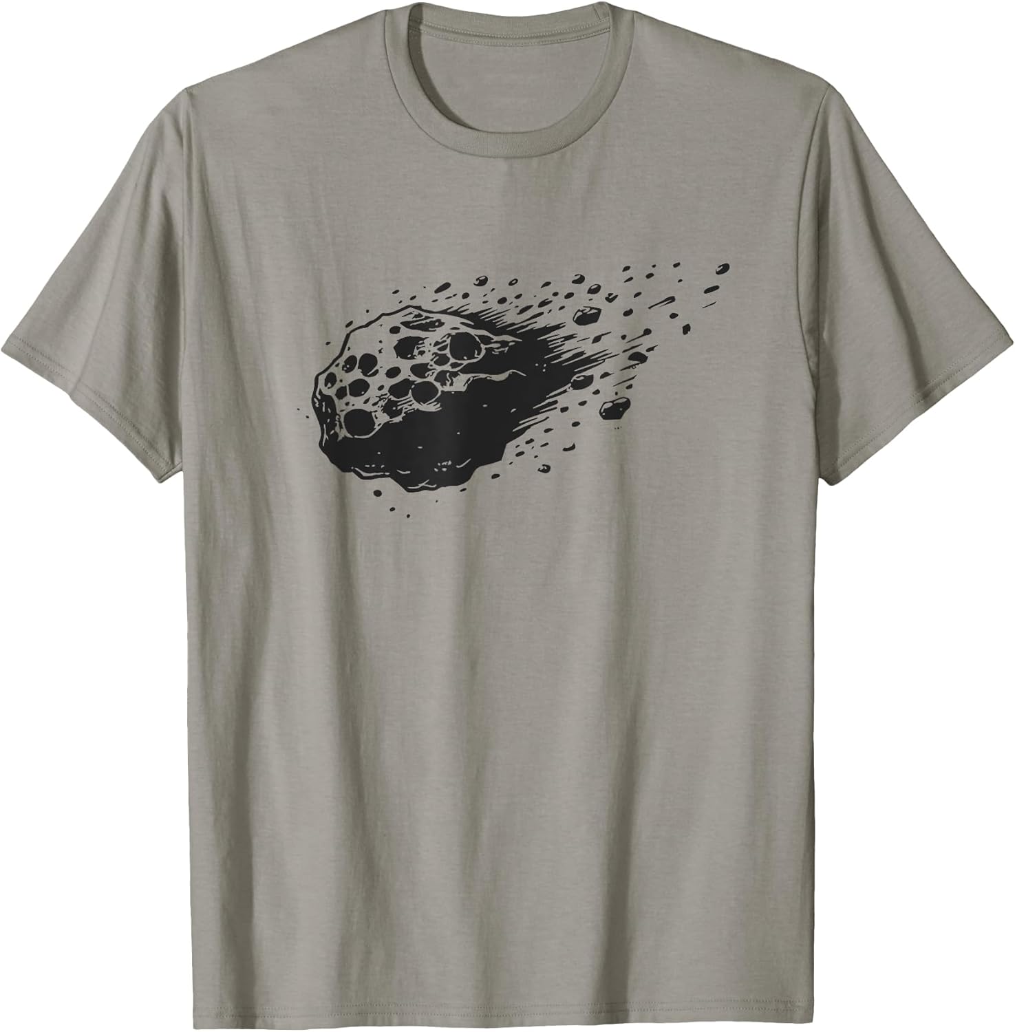 Minimalist Asteroid Space Comet Meteorite T-Shirt