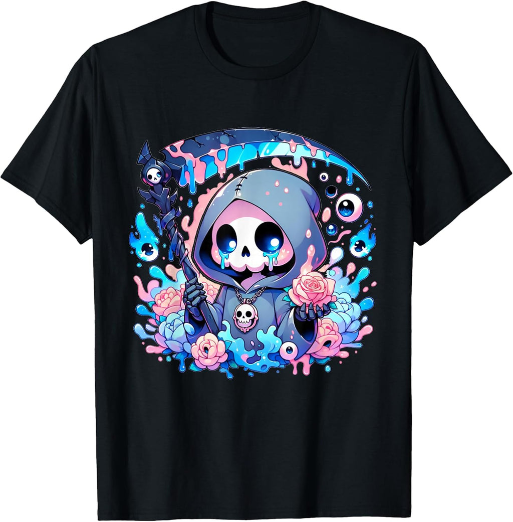 Funny Creepy Pastel Goth Reaper Apparel