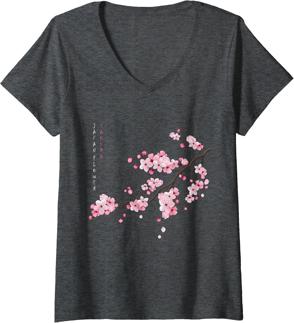Japan Cherry Blossom Hanami Lovers Aesthetic Tees