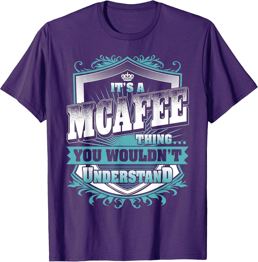 Vintage Classic MCAFEE Family Tee Apparels
