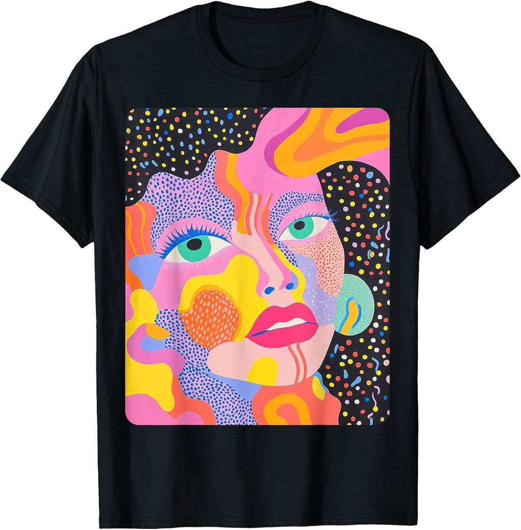 Pop Art Colorful Women's Fashion T-Shirt