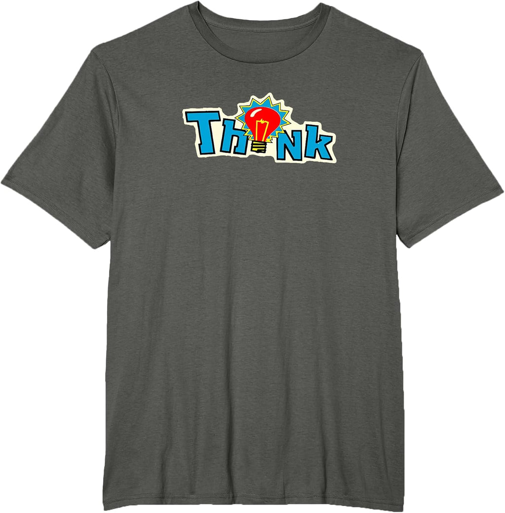 Think Skateboards Red Bulb Logo – 90s Skateboard Throwback T-Shirt