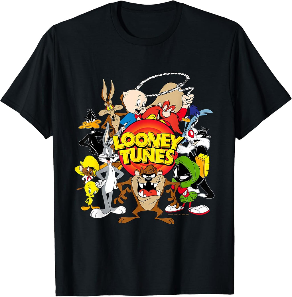 Looney Toons Character Group T-Shirt Small
