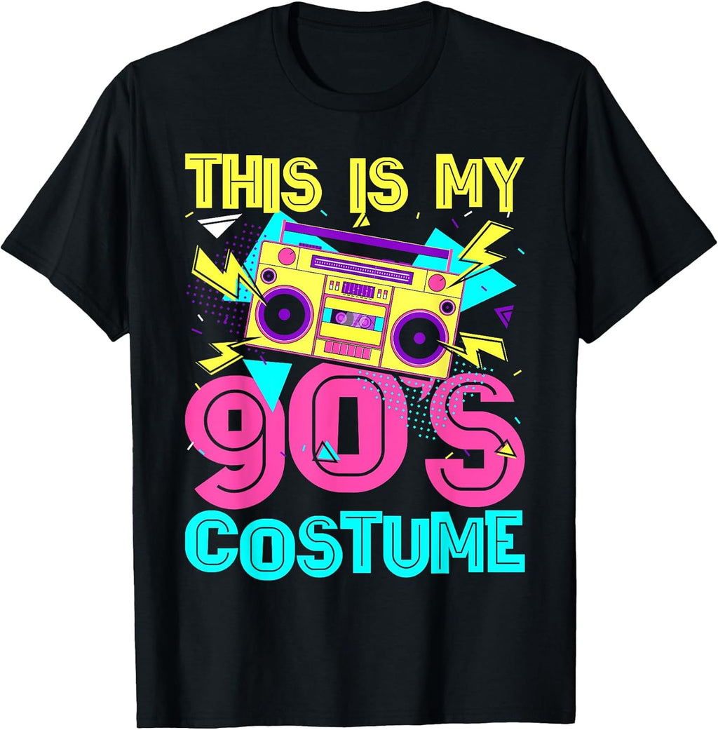 This is My 90s Costume Retro 90s Music Theme Party Nineties T-Shirt
