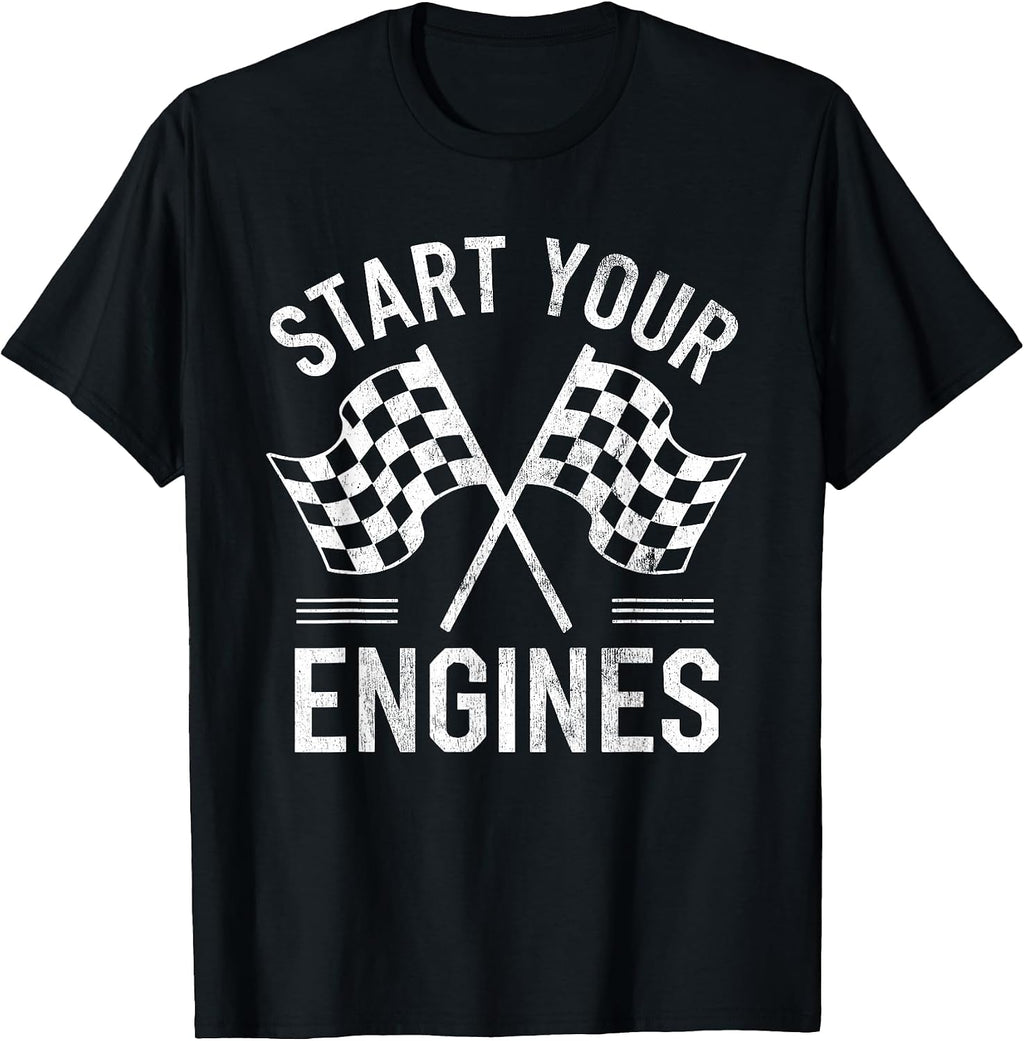 Vintage Start Your Engines Race Car Apparel Co.