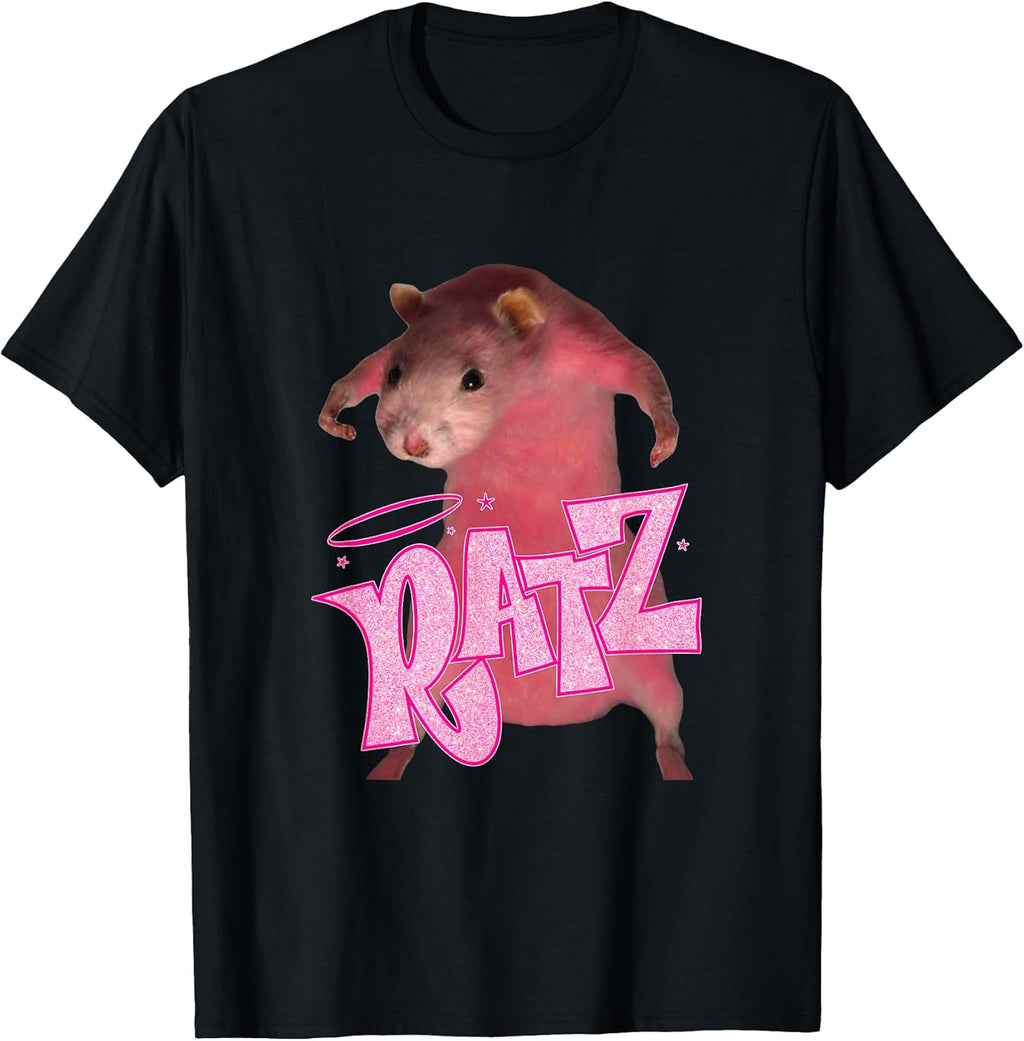 Ratz Funny Pink Mouse Rat T-Shirt