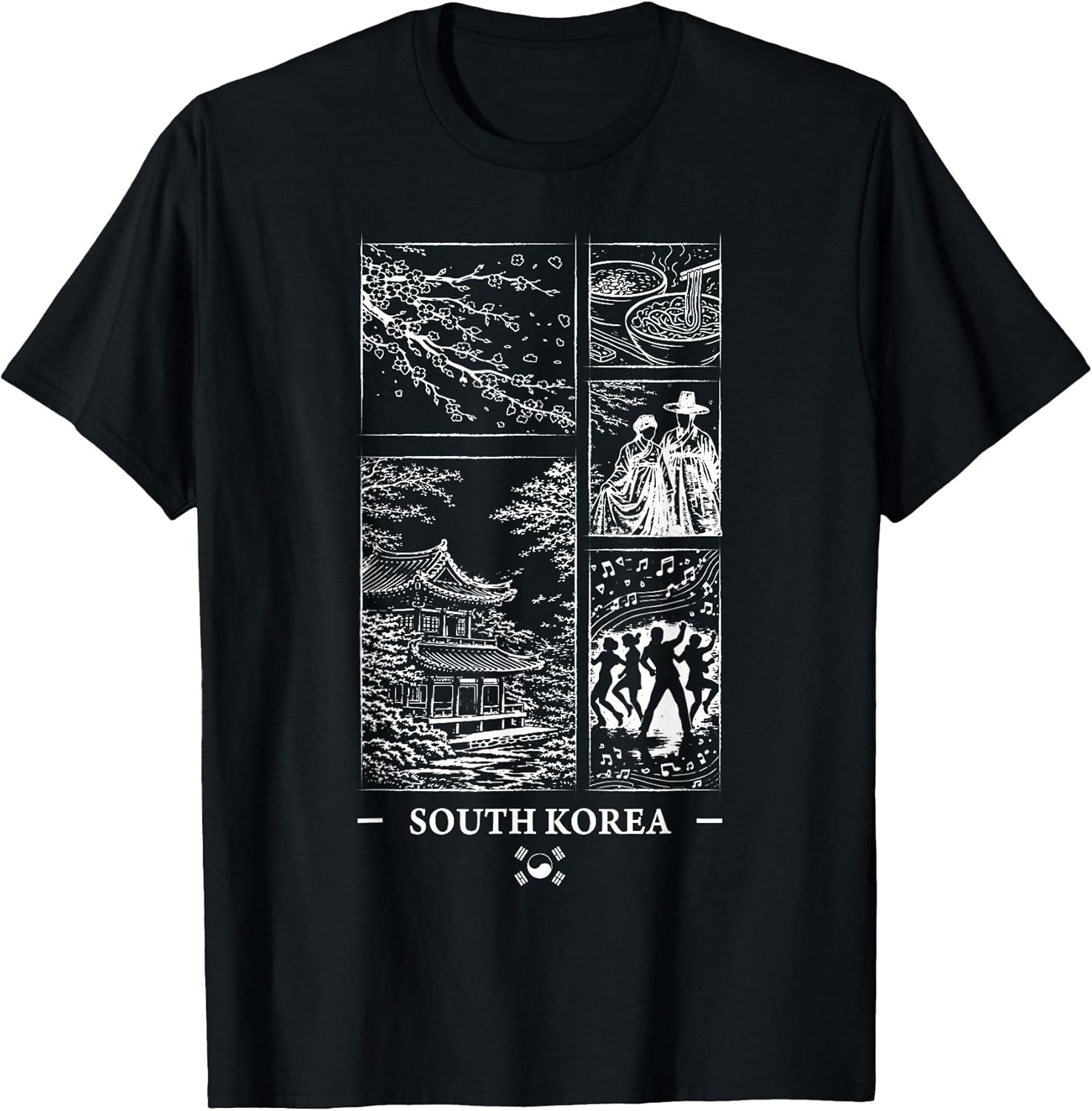 South Korea Travel Korean Kpop Minimalist Souvenir T-Shirt