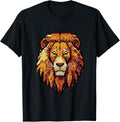 Pixel Art Lion, Spirit Animal, Lion Mane, Wildlife T-Shirt