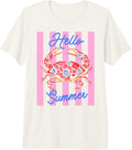 Hello Summer Preppy Crab