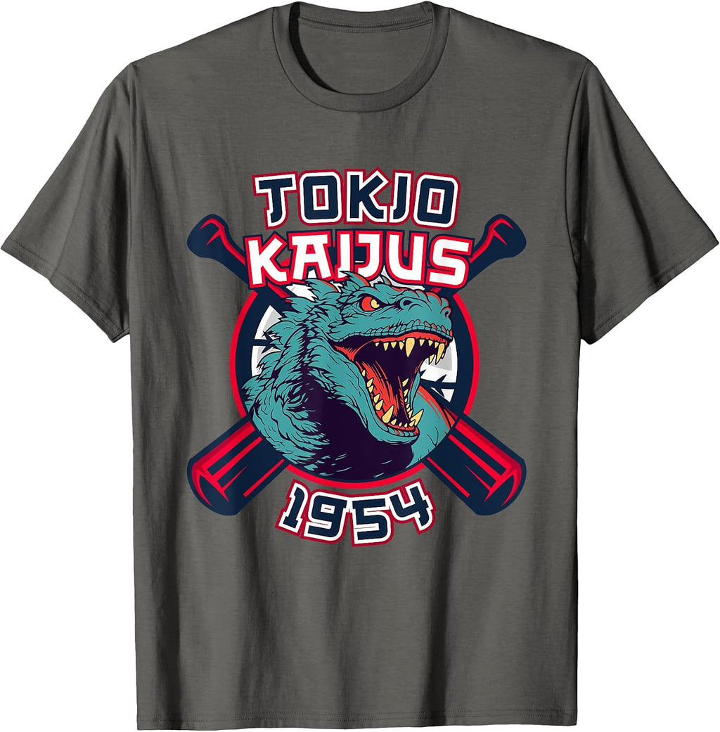 Retro 1954 Baseball Japanese Team Kaijus Fan