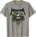 Monstera Funny Skull Plant Lover Grunge Gardener Women Men T-Shirt