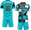 Custom Men Women Soccer Jersey Personalized Youth Boys Soccer Shirts and Shorts with Team Name Number Logo